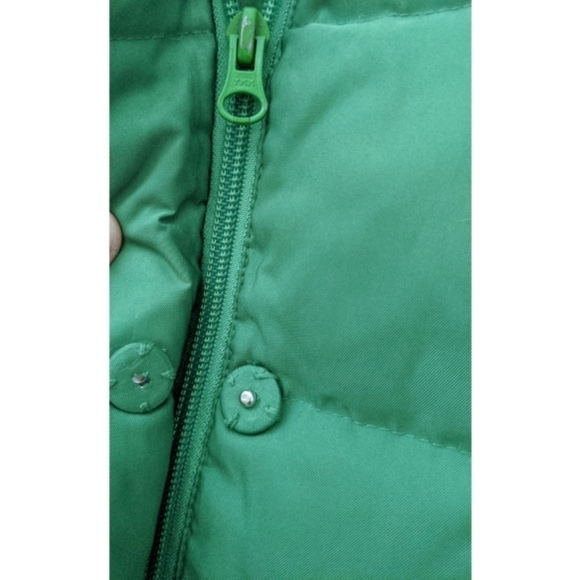 Lilly Pulitzer Green and Paisley Down Puff Vest - Picture 4 of 7